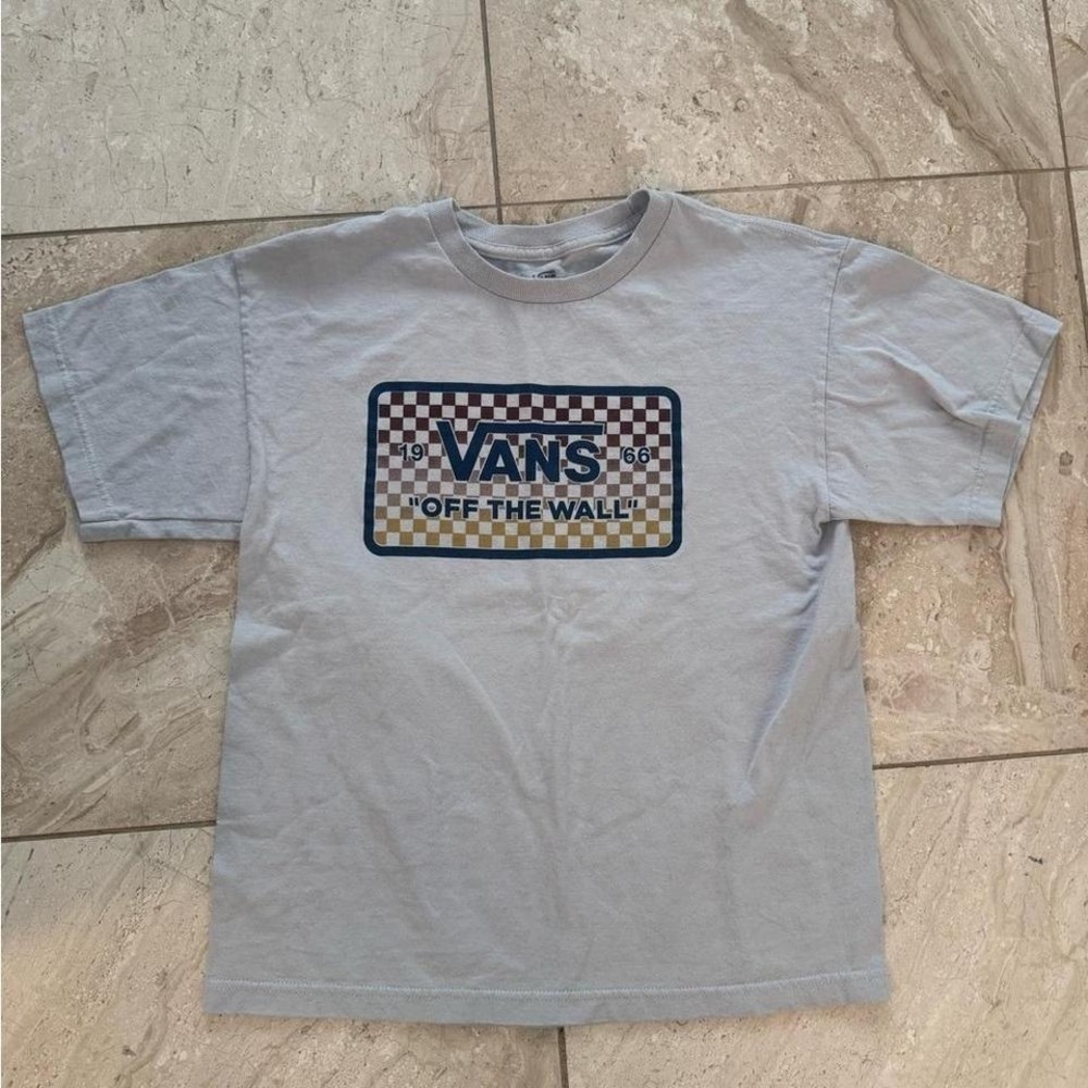 Vans off the wall grey tee women's size XL